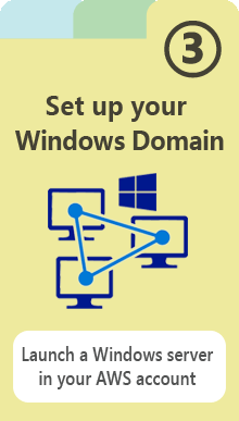 Set up your Windows Domain - Launch a Windows server in your AWS account